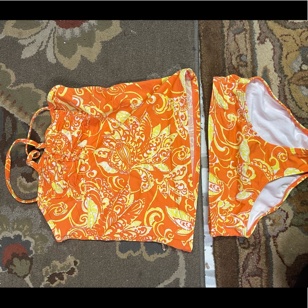 Orange tankini